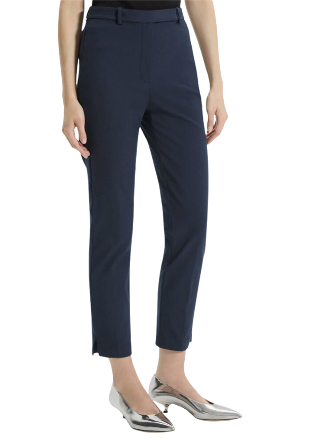 High Waist Tapered Ankle Pants